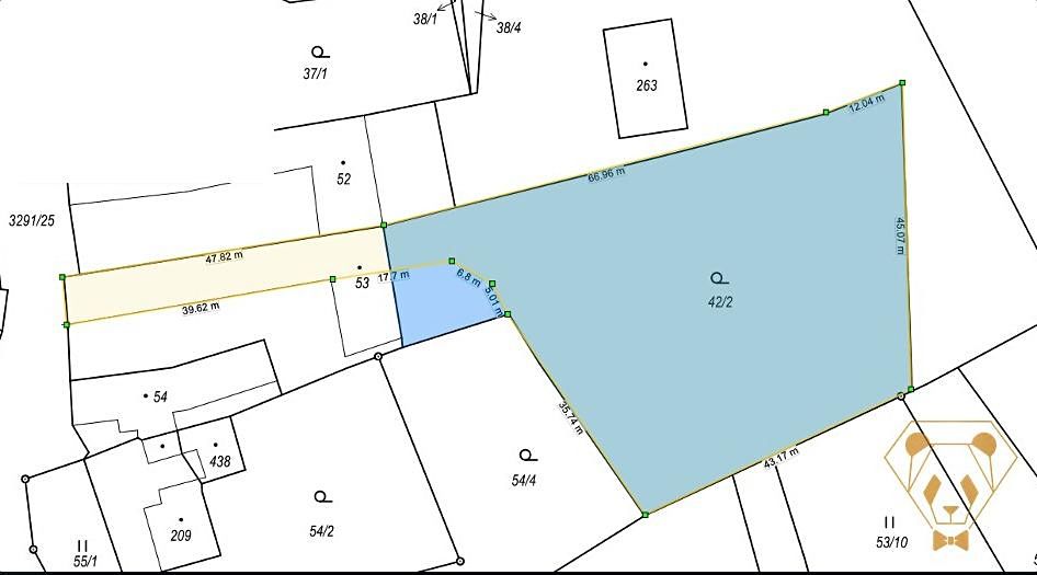 Prodej stavebního pozemku 3046 m² – fotografie 2