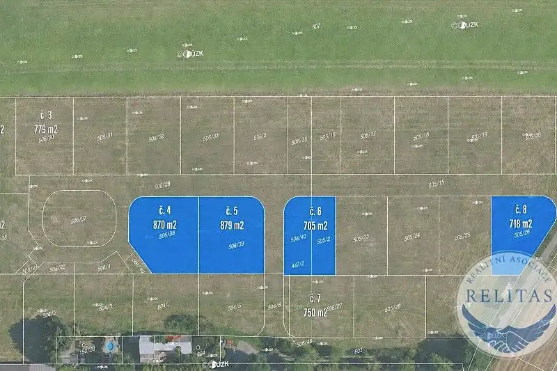 Prodej stavebního pozemku 705 m², Mratín – náhled fotky 2