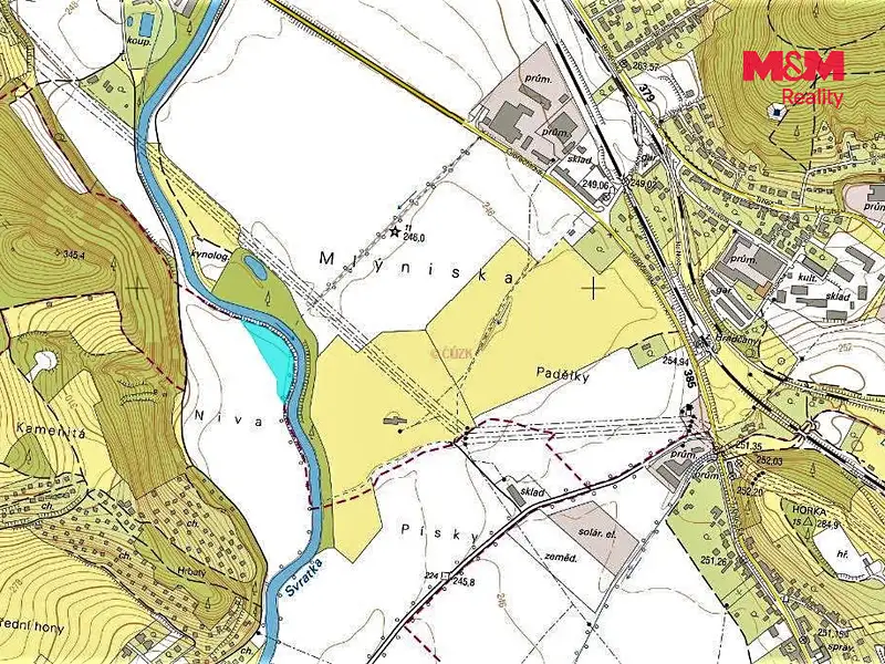 Prodej pole 2071 m², Březina – náhled fotky 2