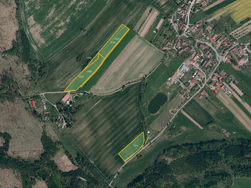 Prodej pole 8481 m², Milešín – náhled fotky 1