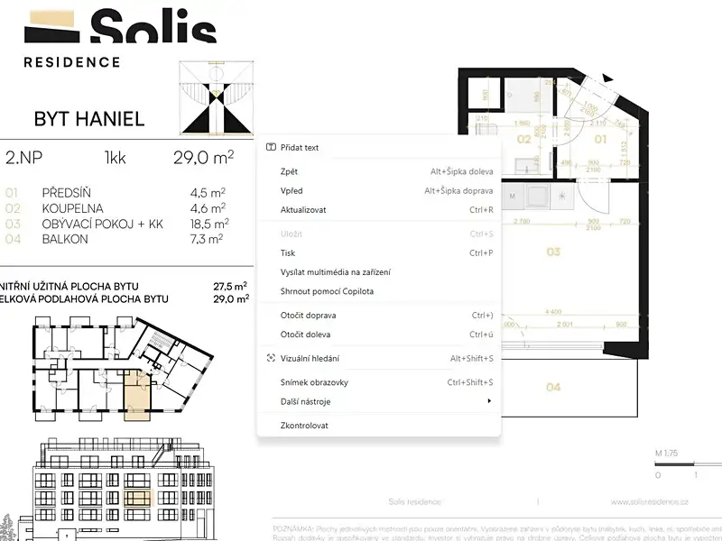 Prodej bytu 1+kk 29 m², Praha – náhled fotky 3