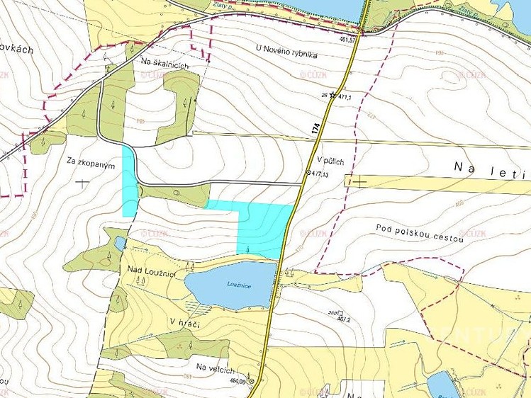 Prodej pozemku, 10 044 m² (2 z 3)
