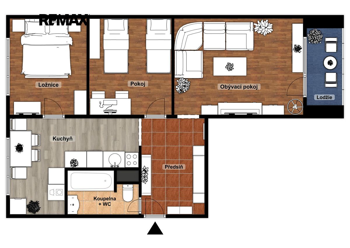 Prodej bytu 2+1 61 m² – fotografie 2