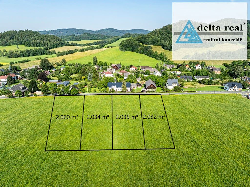Prodej stavebního pozemku 2034 m² – fotografie 2