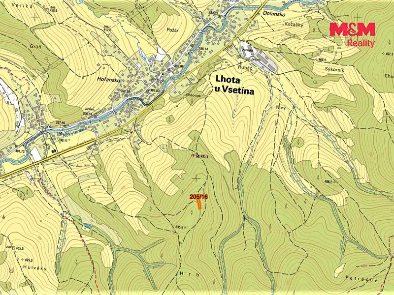 Prodej lesa 1205 m², Lhota u Vsetína – náhled fotky 2