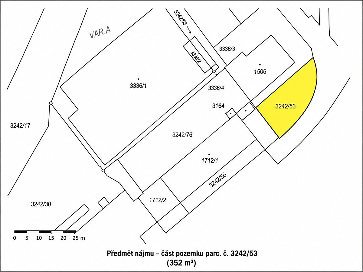 Pronájem pozemku 352 m² – fotografie 3
