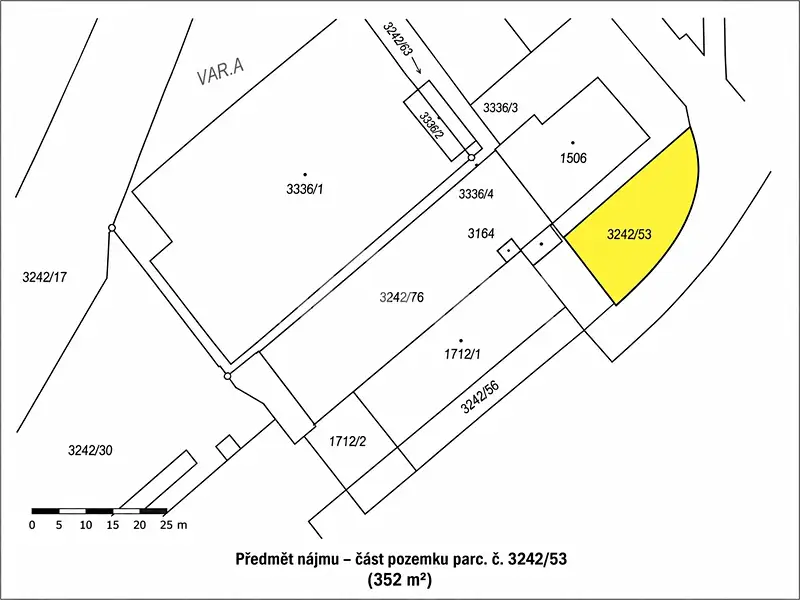 Pronájem pozemku 352 m², Otrokovice – náhled fotky 3