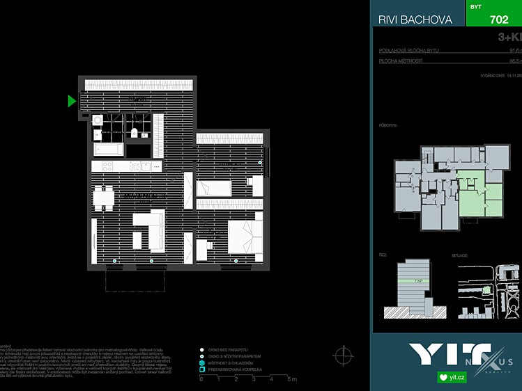Квартира 3+kk на продаж, 92 м² (11 з 15)