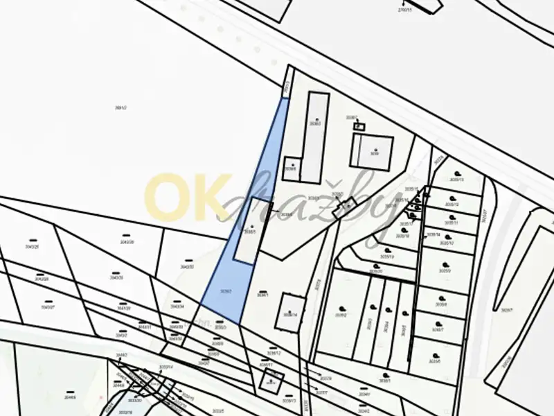 Dražba pozemku 2809 m², Lovosice – náhled fotky 1