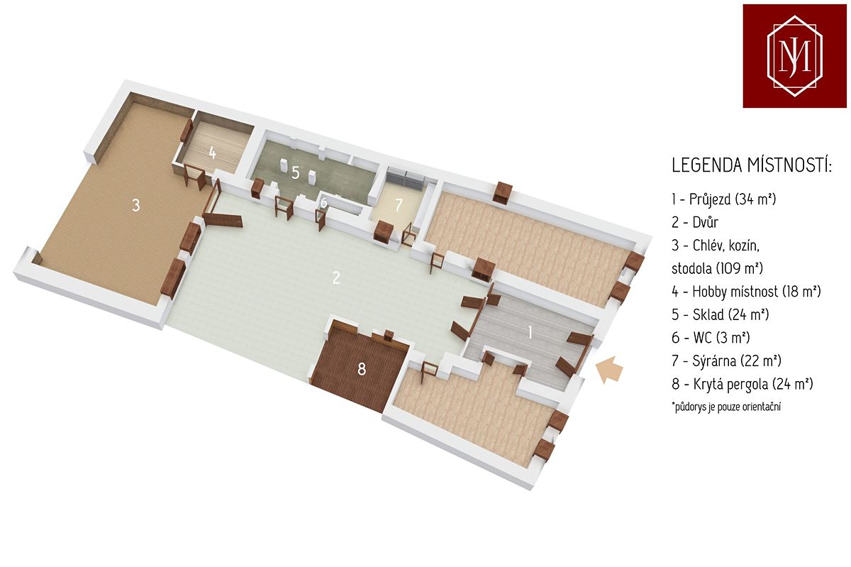 Pronájem zahrady 896 m² – fotografie 5