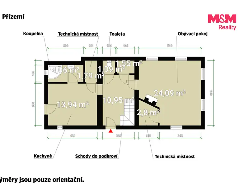 Prodej rodinného domu 124 m², pozemek 1126 m², Úterý – náhled fotky 2