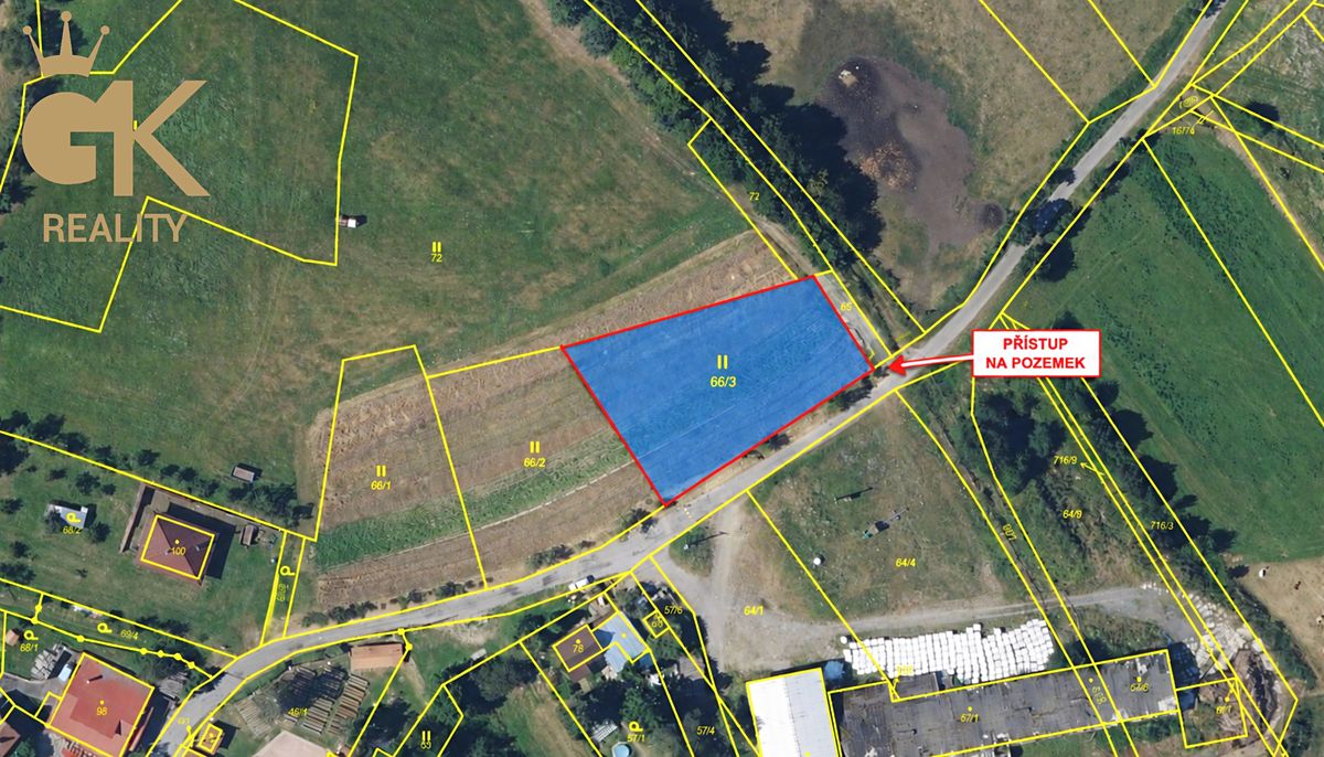 Prodej stavebního pozemku 1566 m² – fotografie 2