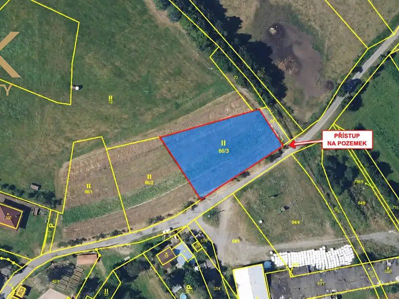 Prodej stavebního pozemku 1566 m², Synalov – náhled fotky 2