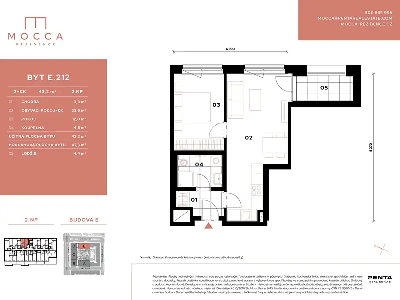 Prodej bytu 2+kk 43 m², Praha – náhled fotky 2