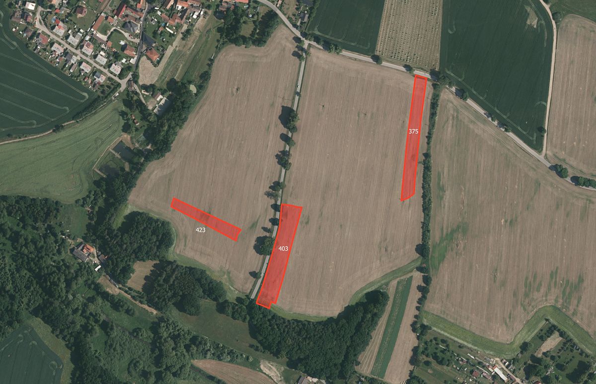 Prodej pole 12047 m², Soběslav – fotka 1 z 3