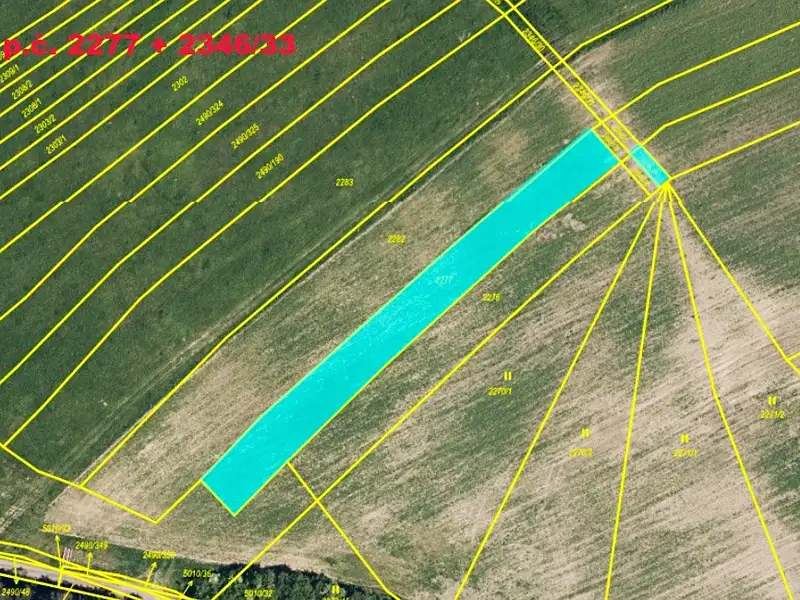 Prodej pole 5351 m², Suchov – náhled fotky 3