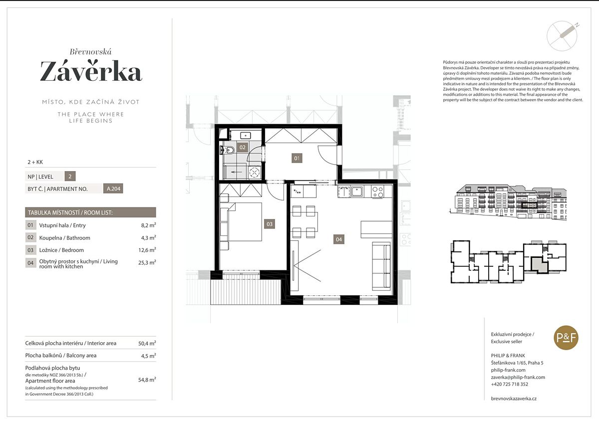 Prodej bytu 2+kk 50 m² – fotografie 4