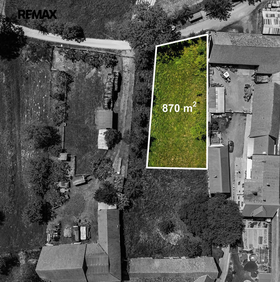 Prodej stavebního pozemku 870 m² – fotografie 4