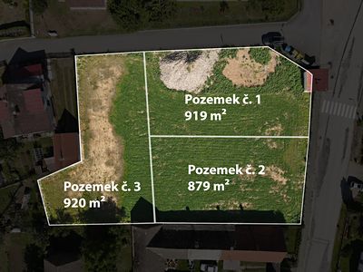 Prodej stavebního pozemku 2718 m²