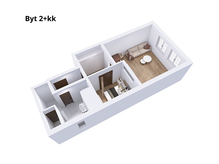 Квартира 2+kk на продаж, 45 м² (7 з 27)