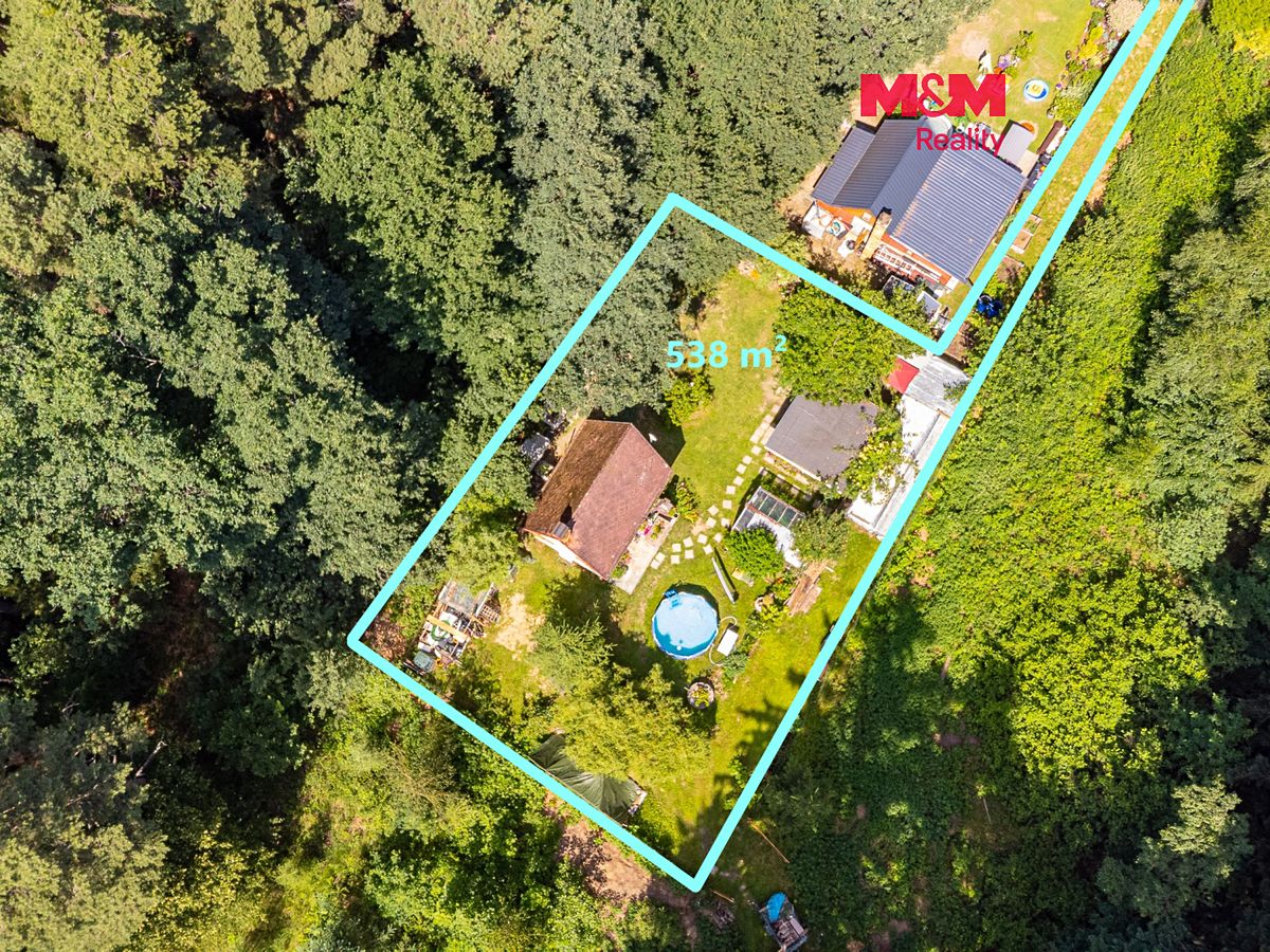 Prodej chaty 32 m², pozemek 538 m²