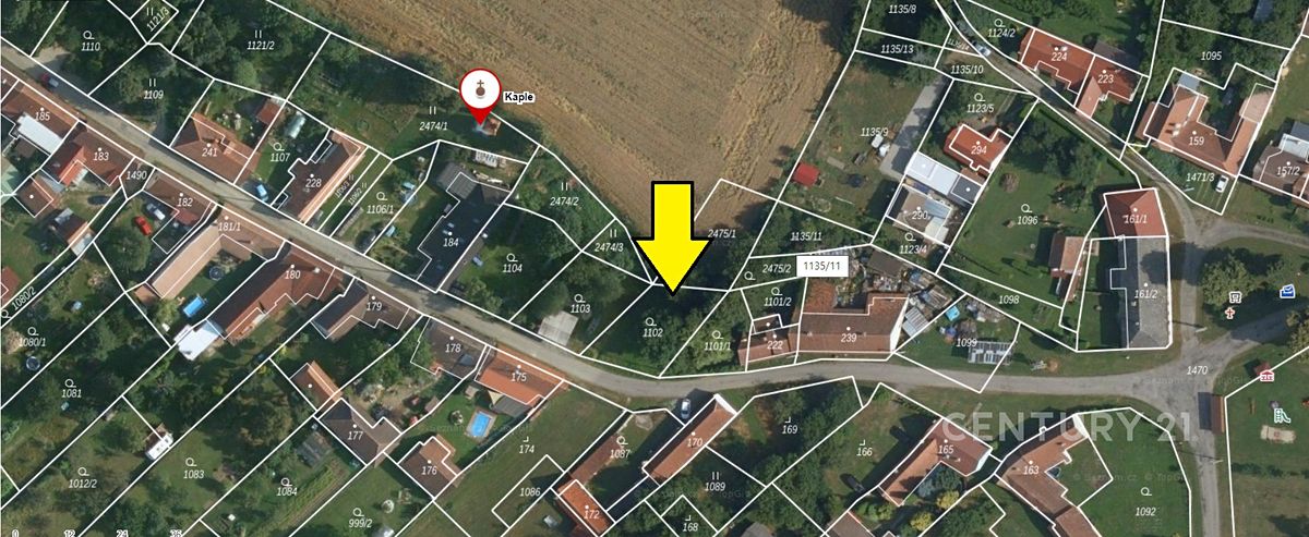 Prodej stavebního pozemku 362 m² – fotografie 3