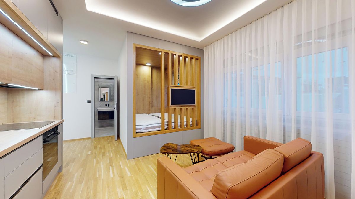 Pronájem bytu 1+kk 28 m² – fotografie 3