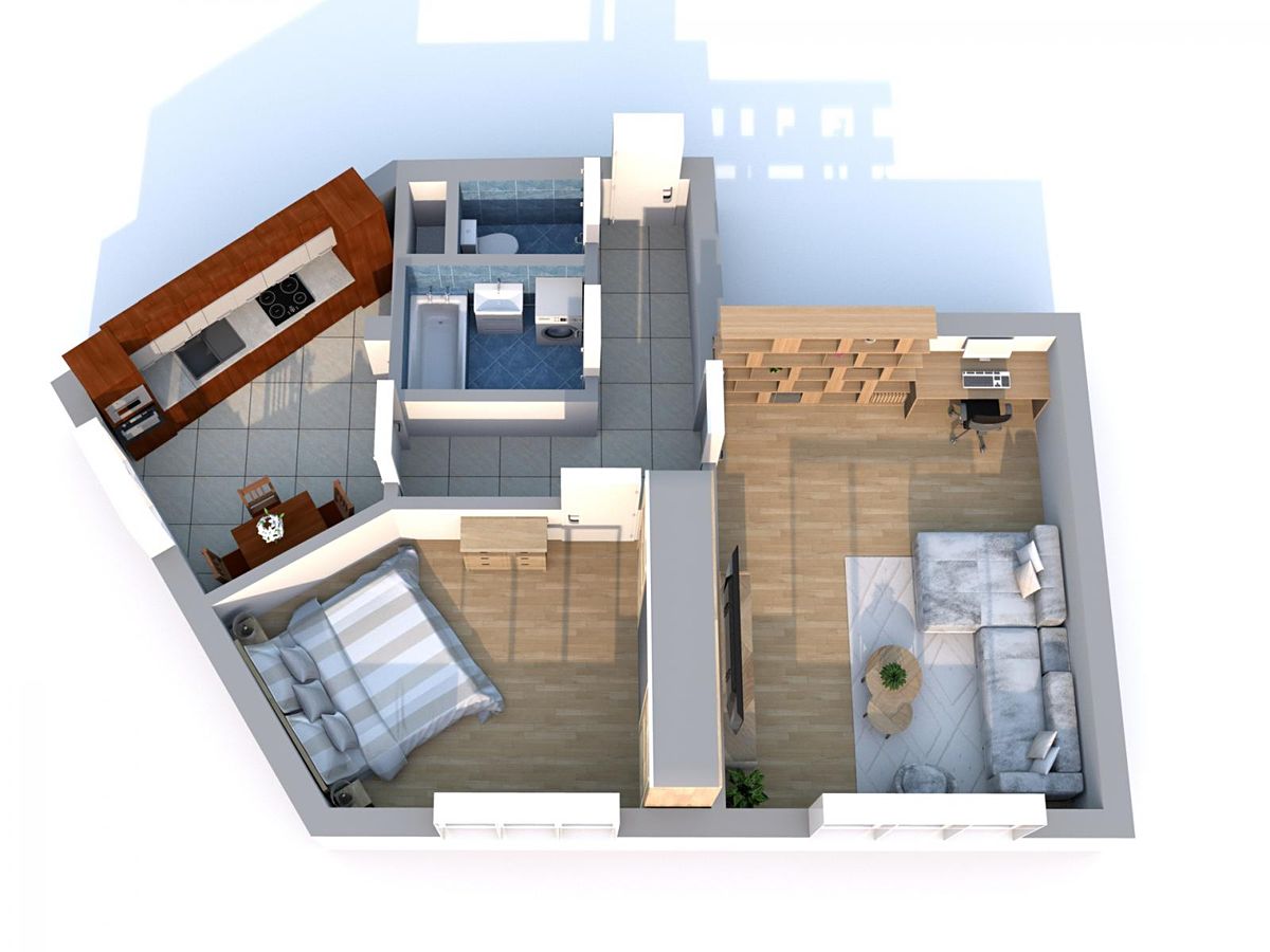Prodej bytu 2+1 57 m²