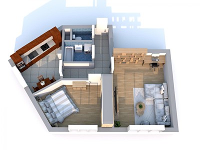 Prodej bytu 2+1 57 m²