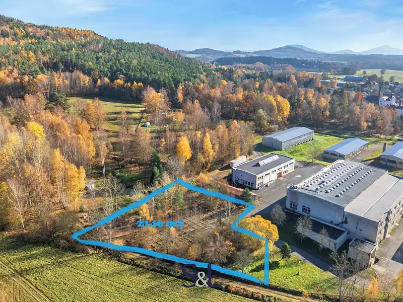 Prodej komerčního pozemku 2146 m², Cvikov – náhled fotky 2