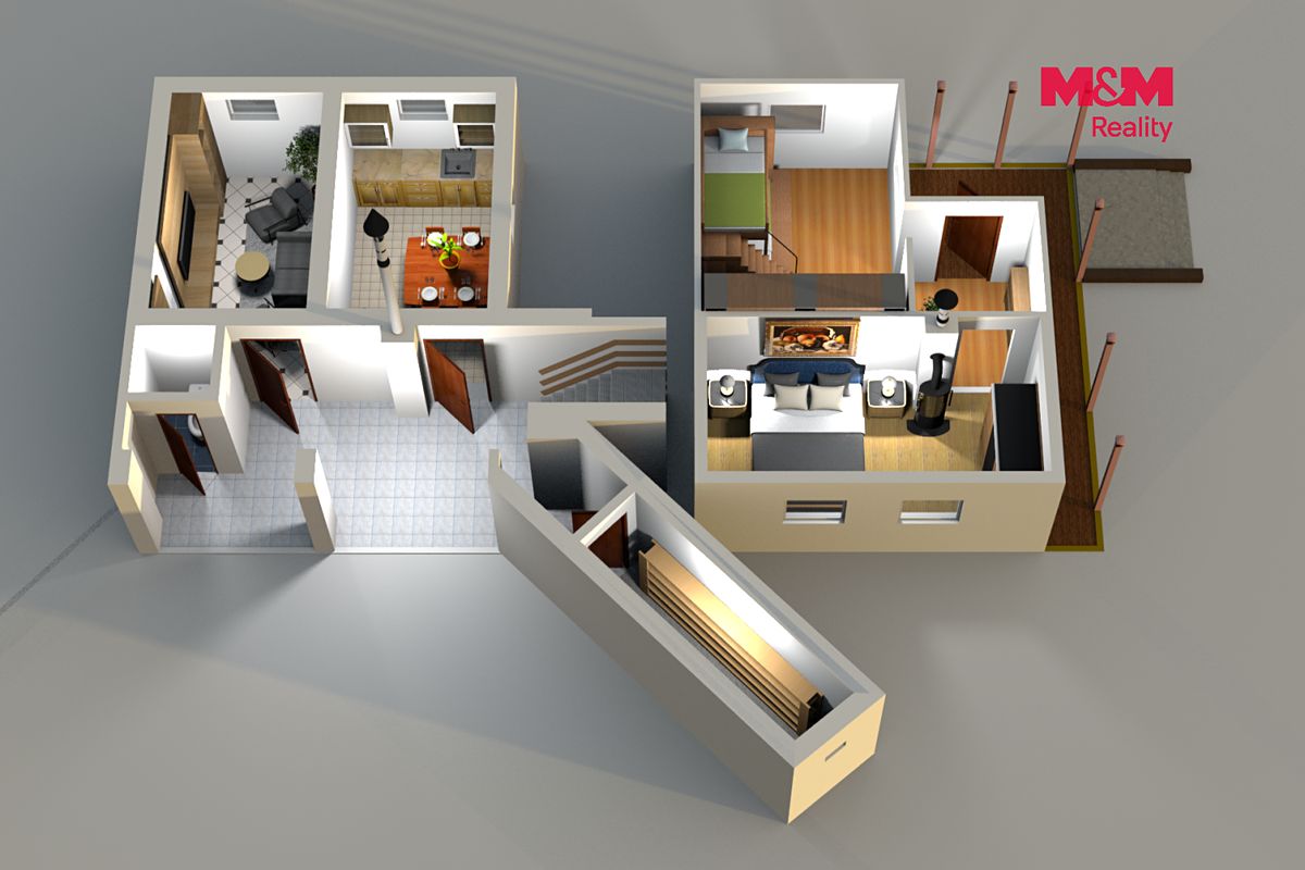 Prodej chaty 50 m², pozemek 1756 m² – fotografie 4