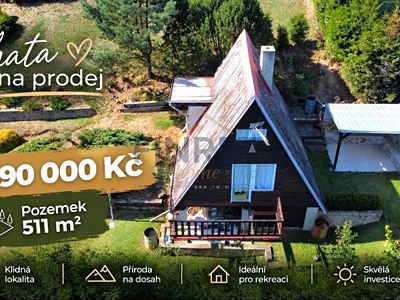 Prodej chaty 40 m², pozemek 540 m²
