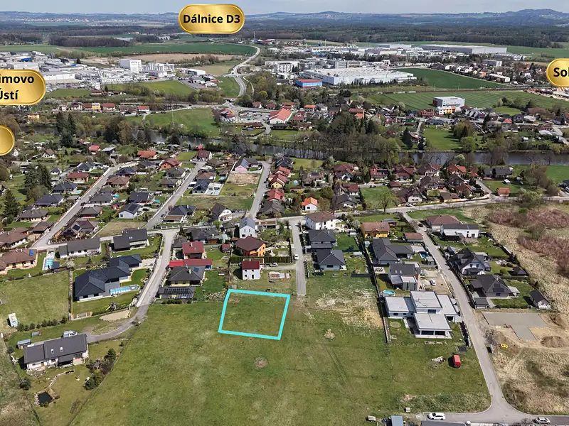 Prodej stavebního pozemku 742 m², Planá nad Lužnicí – náhled fotky 2