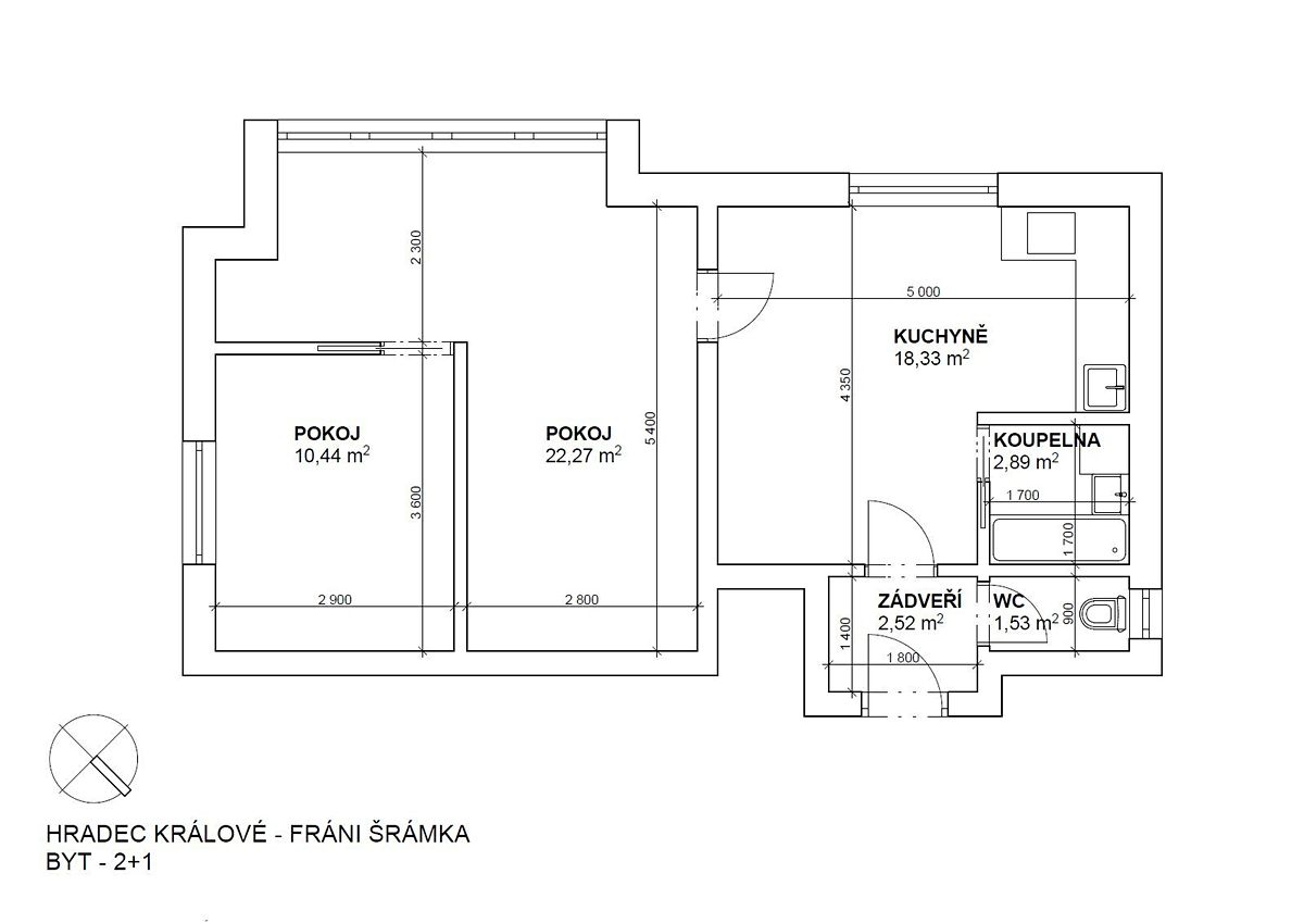 Prodej bytu 1+1 68 m² – fotografie 3