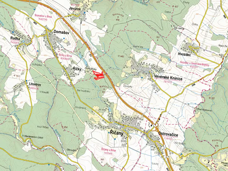 Prodej pole 54659 m², Říčky – náhled fotky 2