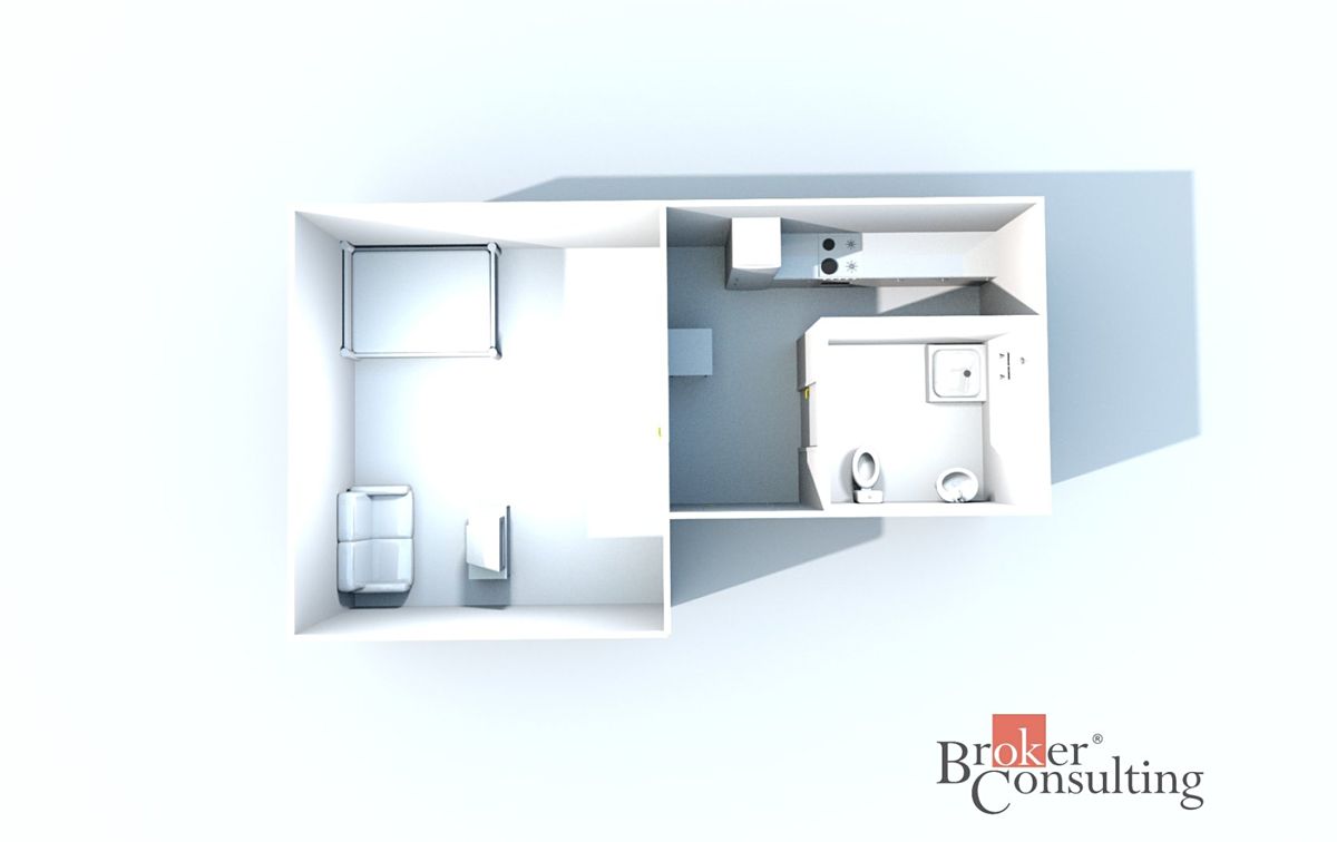 Pronájem bytu 1+1 40 m² – fotografie 3