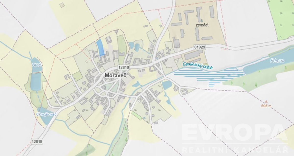 Prodej stavebního pozemku 1950 m² – fotografie 3