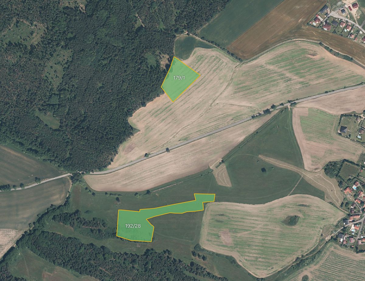Prodej louky 36497 m², Drhovy – fotka 1 z 3