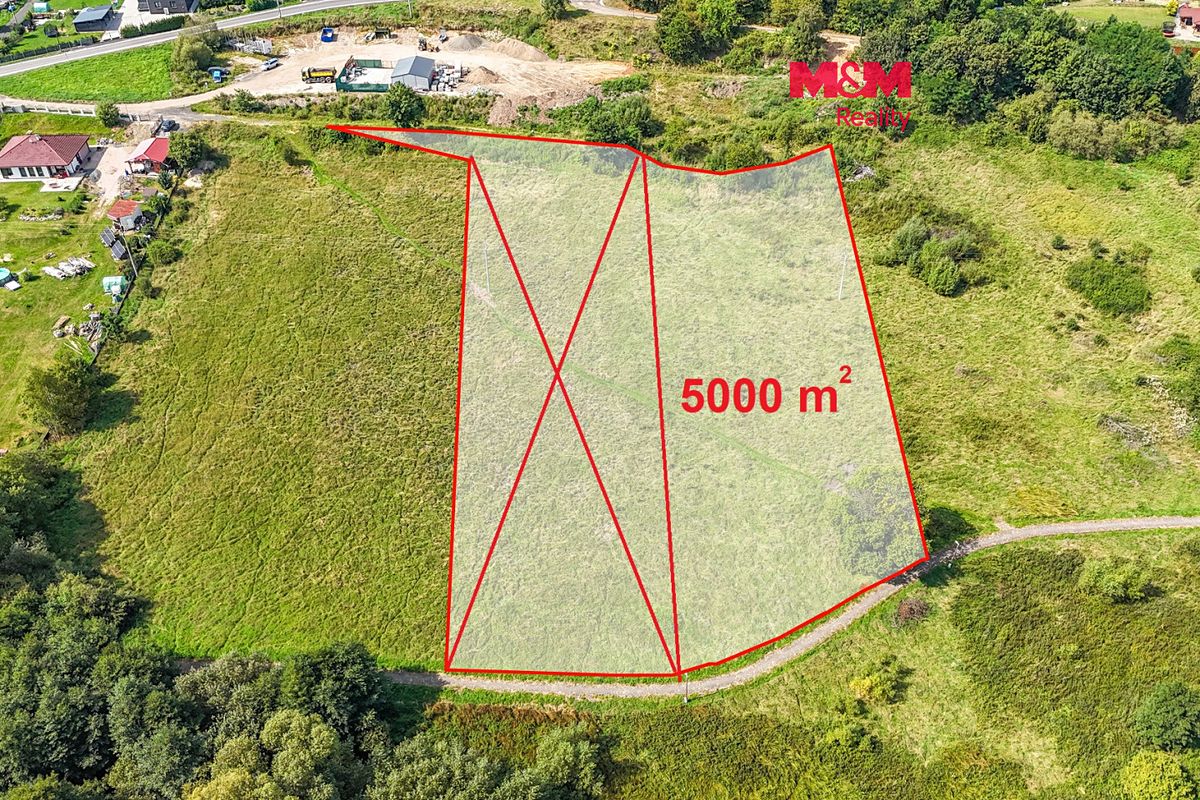 Prodej stavebního pozemku 5000 m², Citice – fotka 1 z 3