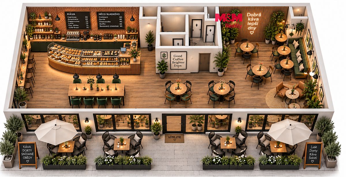Pronájem restaurace 142 m²