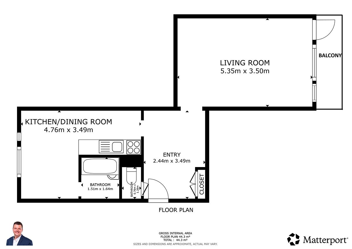Prodej bytu 1+1 42 m² – fotografie 4