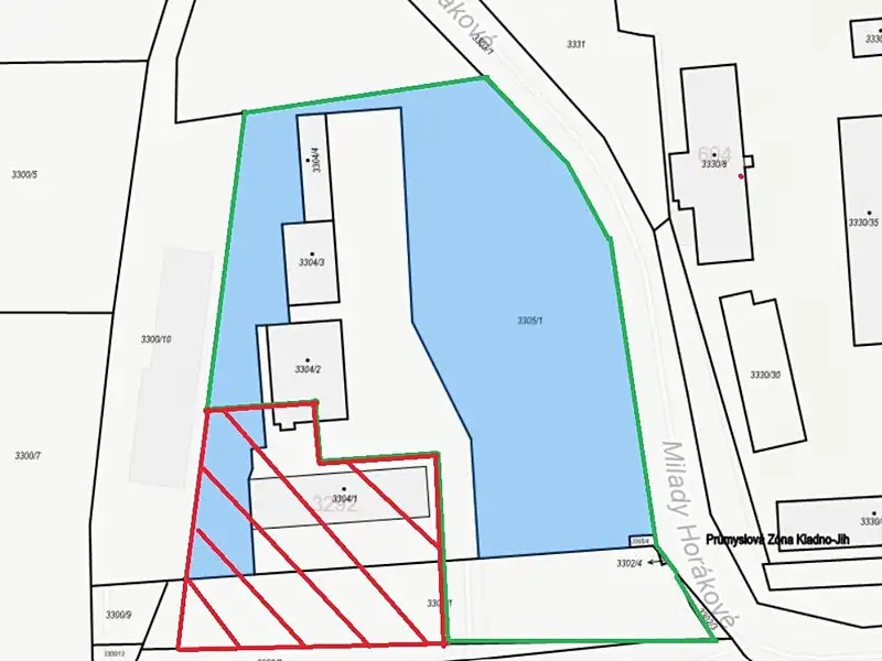 Pronájem komerčního pozemku 8165 m², Kladno – náhled fotky 3