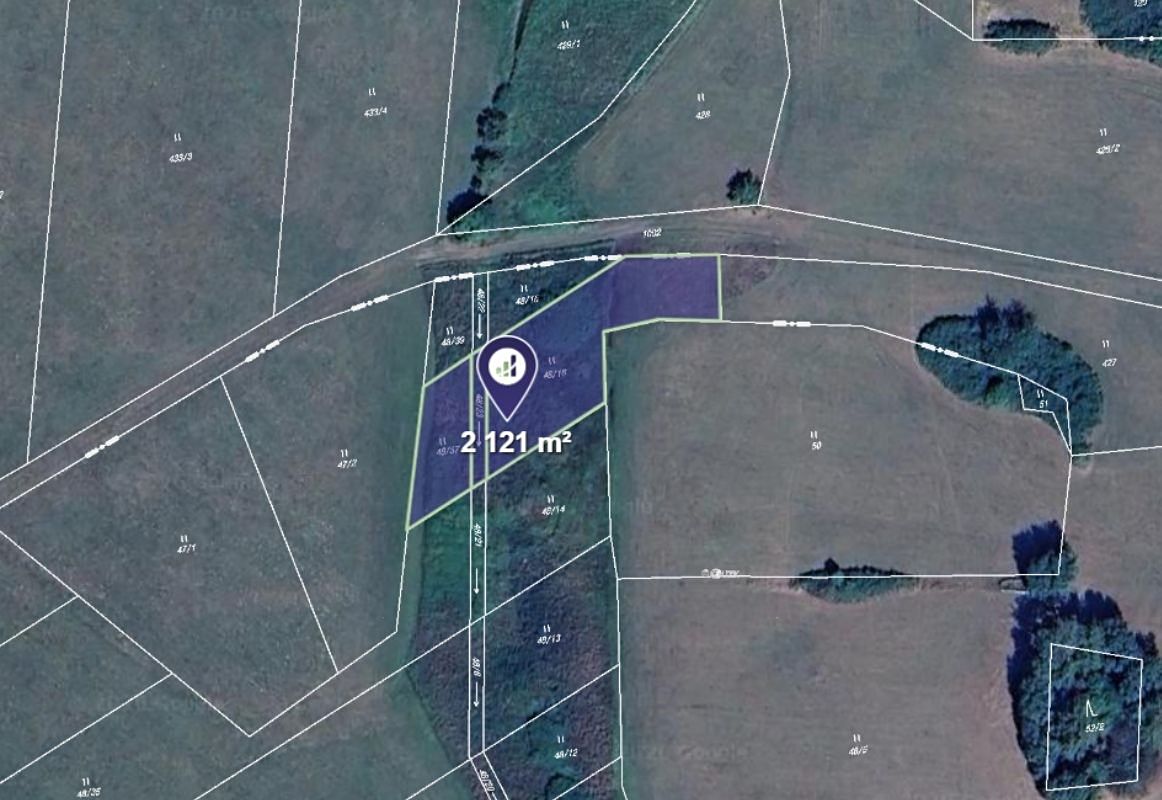 Prodej louky 2121 m²