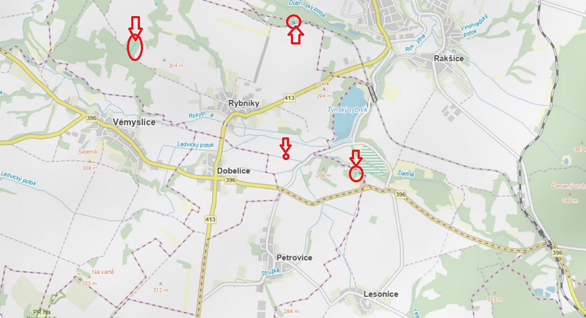 Prodej lesa 3133 m²