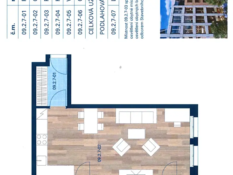 Pronájem bytu 2+kk 64 m², Praha – náhled fotky 2