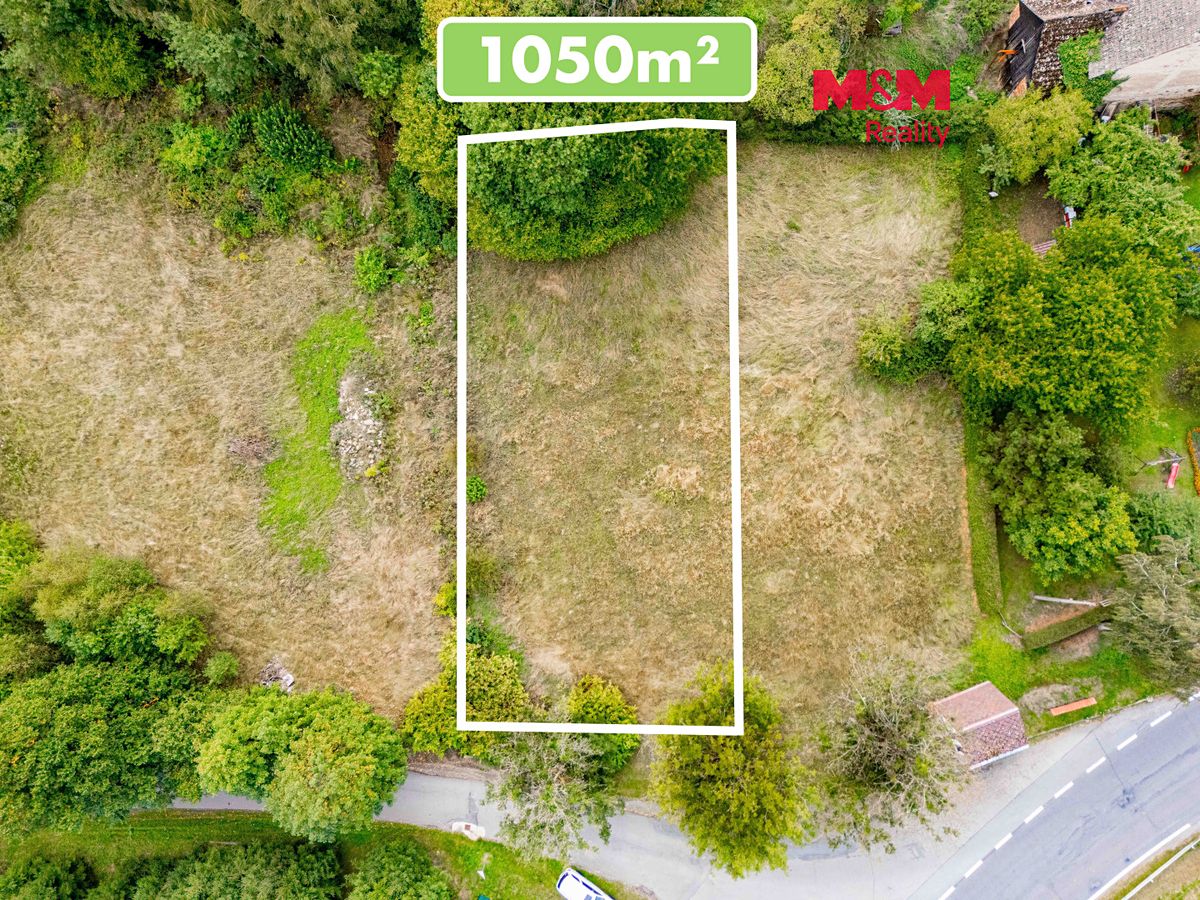 Prodej stavebního pozemku 1050 m², Věcov – fotka 1 z 3