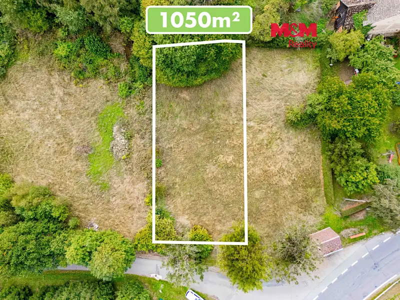 Prodej stavebního pozemku 1050 m², Věcov – náhled fotky 1