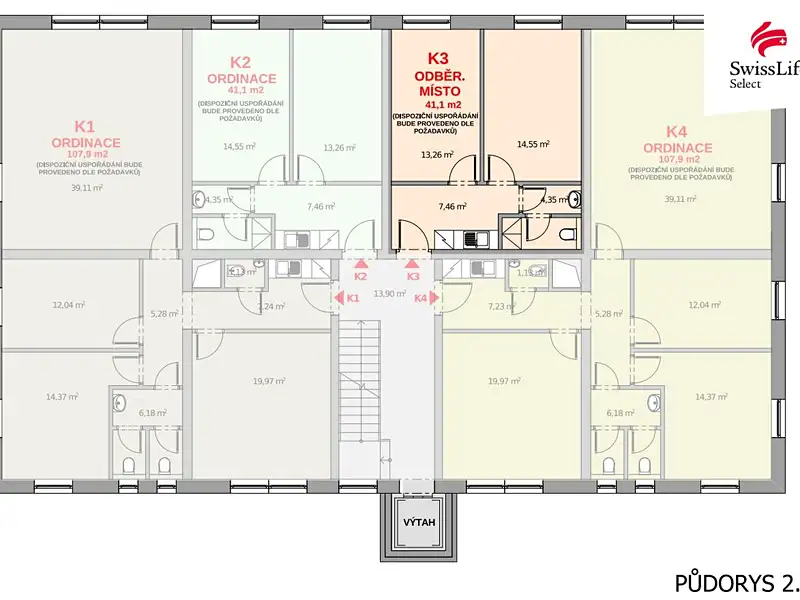 Prodej kanceláře 41 m², Polná – náhled fotky 1