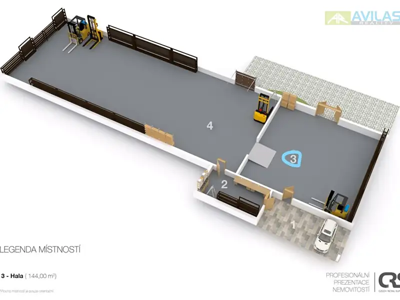 Pronájem skladového prostoru 144 m², Benešov – náhled fotky 3