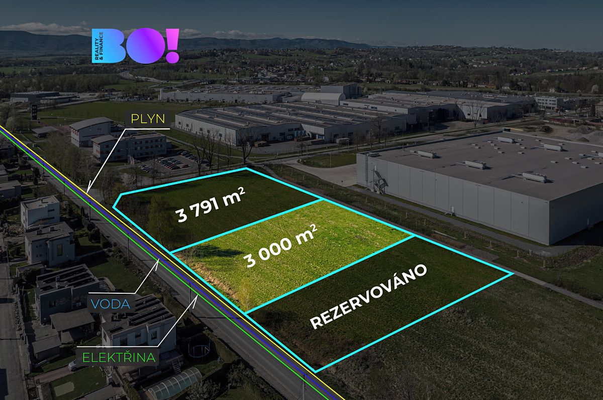 Prodej komerčního pozemku 3000 m², Český Těšín – fotka 1 z 3